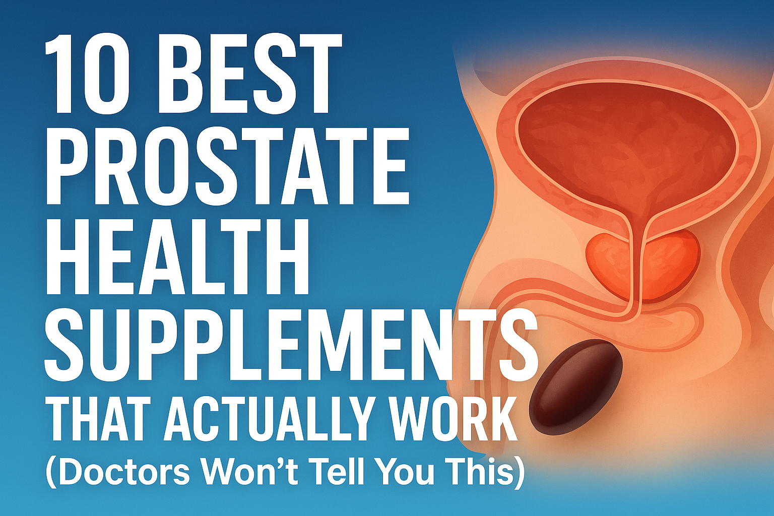 10 Best Prostate Health Supplements That Actually Work (Doctors Won't Tell You This)
