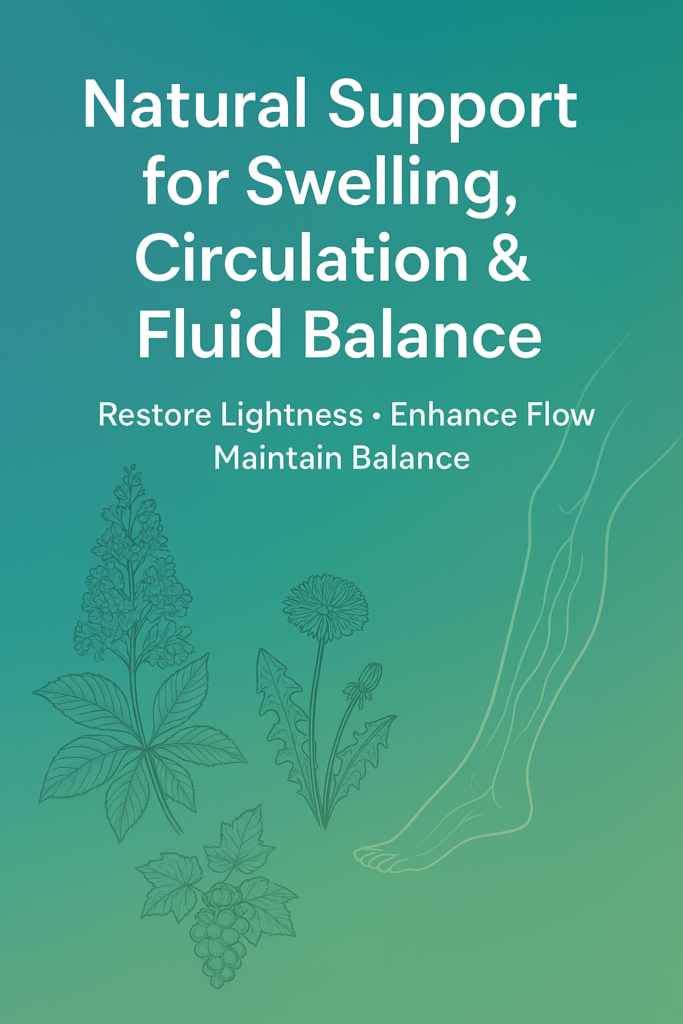 Natural Support for Swelling, Circulation & Fluid Balance