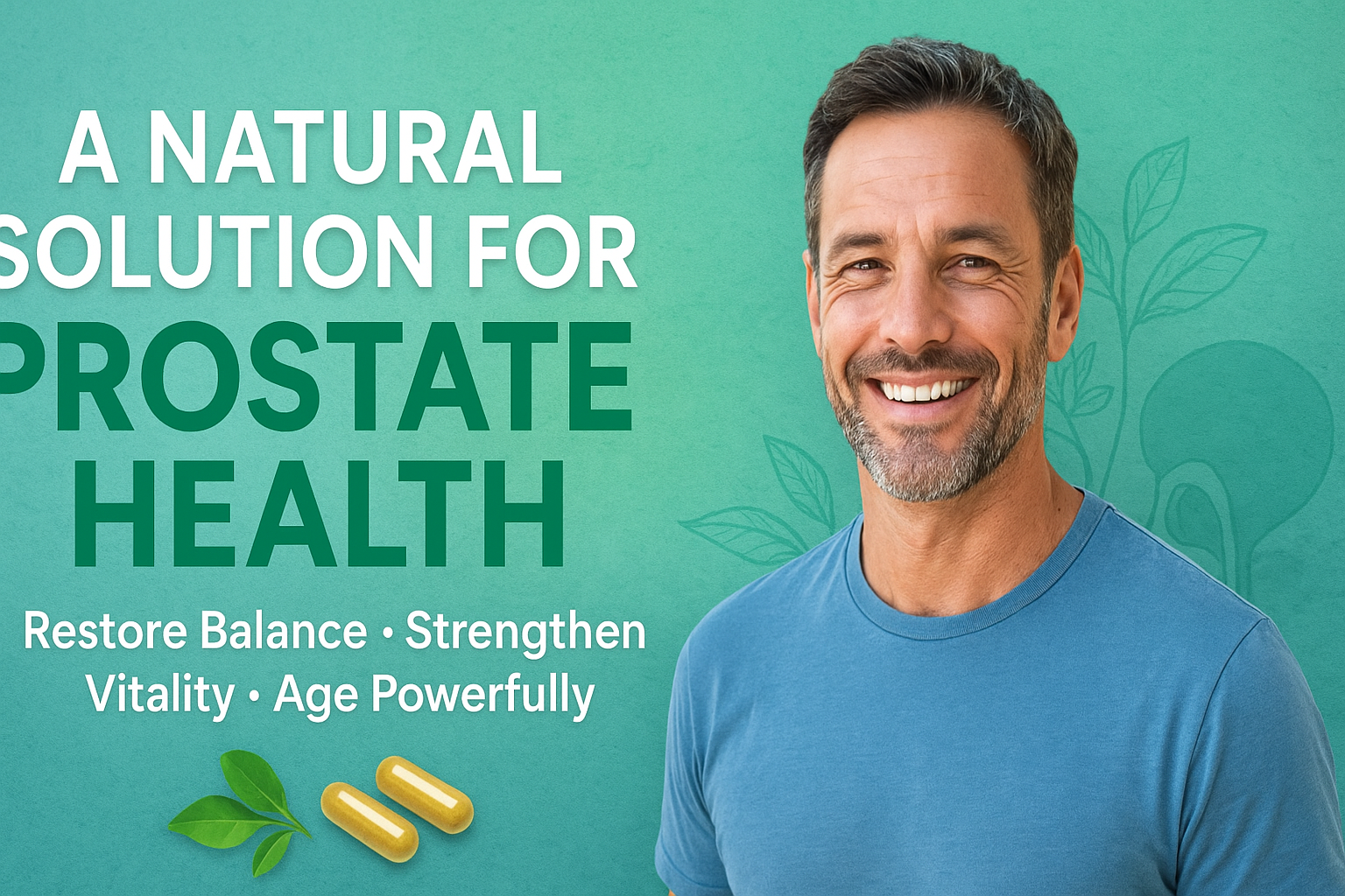 A Natural Solution for Prostate Health: Science-Backed Strategies for Men’s Vitality